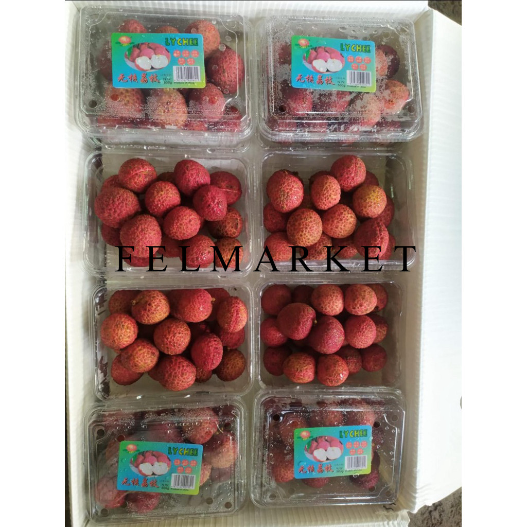 

Buah Lychee Seedless Manis / Buah Lychee Merah Tanpa Biji / Lychee Non Biji / Pack