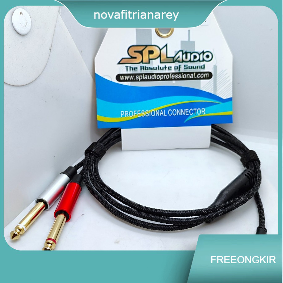 JACK HP SPL AUDIO IP 1.5 TS JACK HP IPHONE TO 2 AKAI MONO ORIGINAL PRODUCT SPL AUDIO