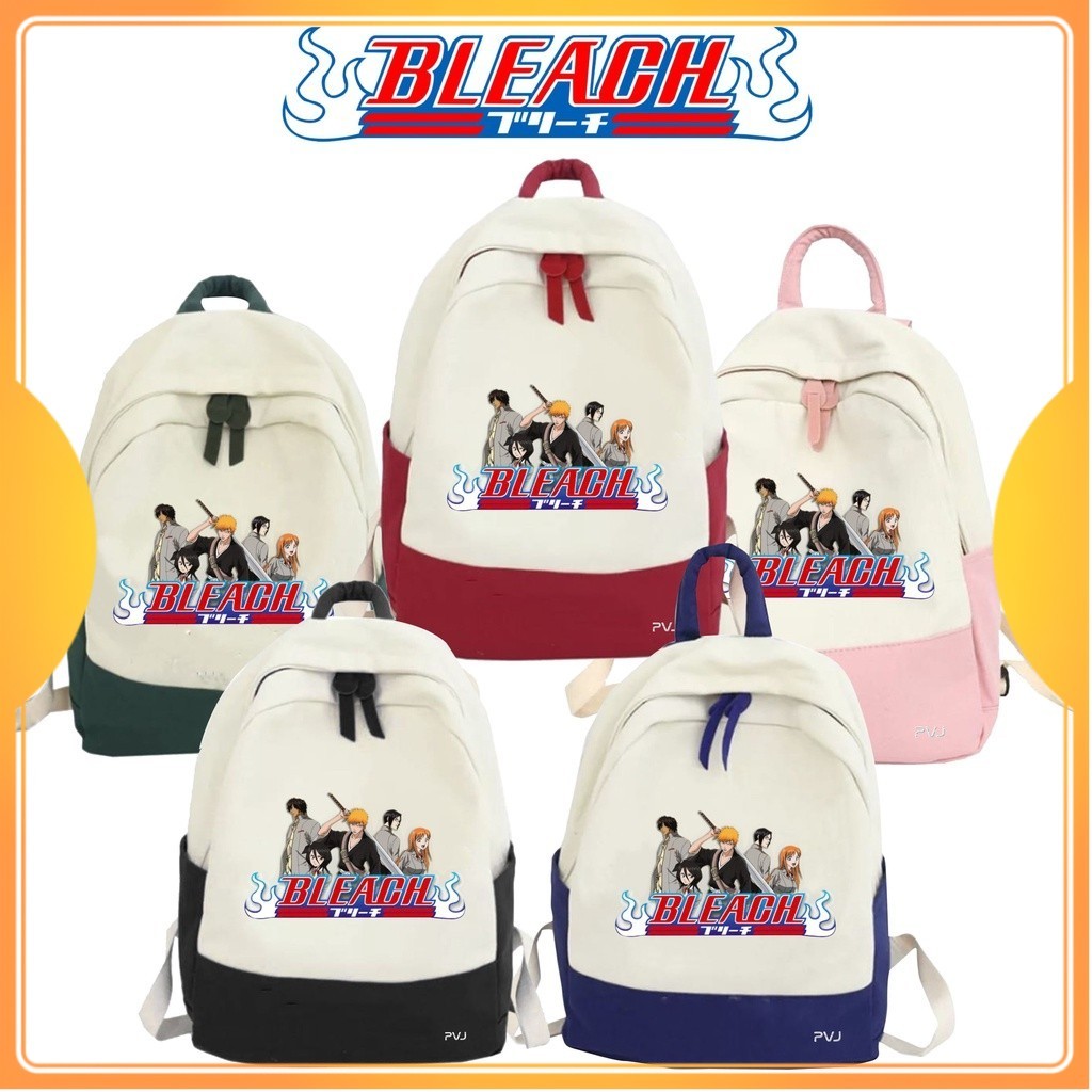 RKS - Tas Anime Jepang Bleach Ransel Anak Laki Laki Sekolah SD Fashion Kids A1 69