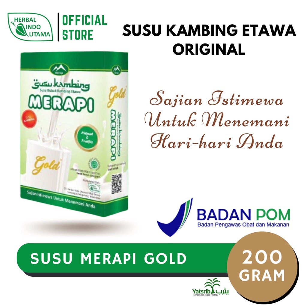 

Susu kambing Etawa Merapi Gold