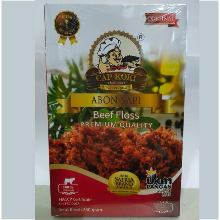 

Abon Sapi Original 250gr Dus [terlaris]