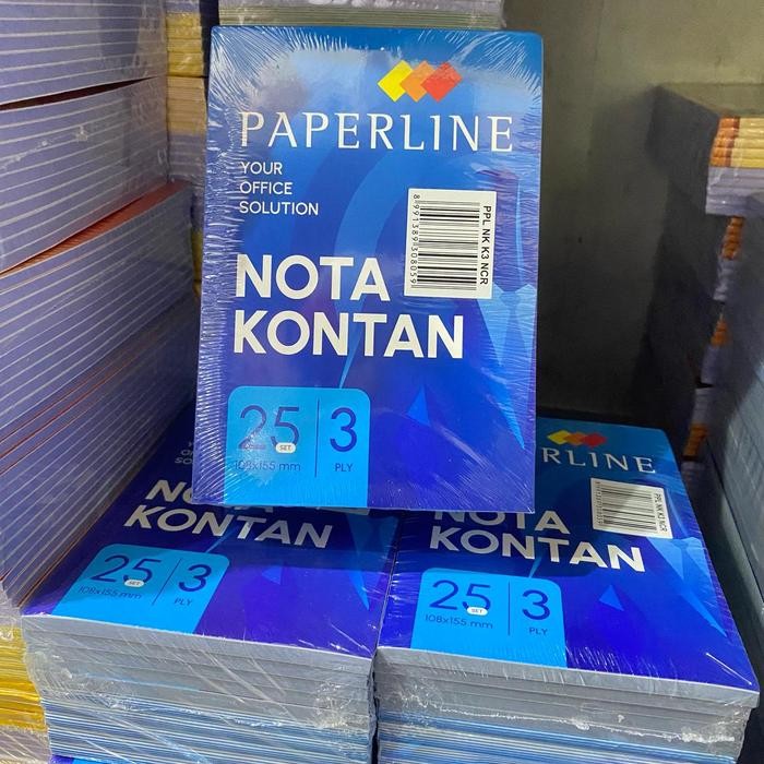 

AHHA Buku Bon Nota Kontan Kecil Rangkap 3 Ply Paperline isi 10 Buku
