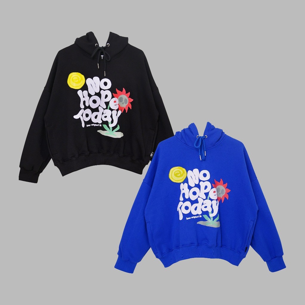 HSCO Oversized Boxy Hoodie Wornd