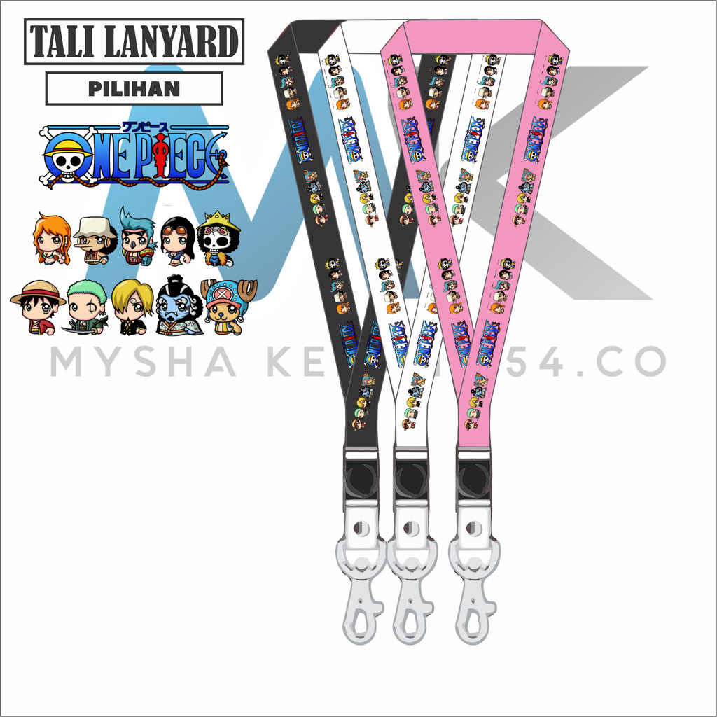 

TALI LANYARD ONE PIECE CHIBI RAME - TALI ID CARD ANIME MANGA ONE PIECE LUFFY ZORRO NAMI GANTUNGAN KUNCI GANTUNGAN FLASHDISK GANTUNGAN NAMETAG TALI LANYARD BEST SELLER COD