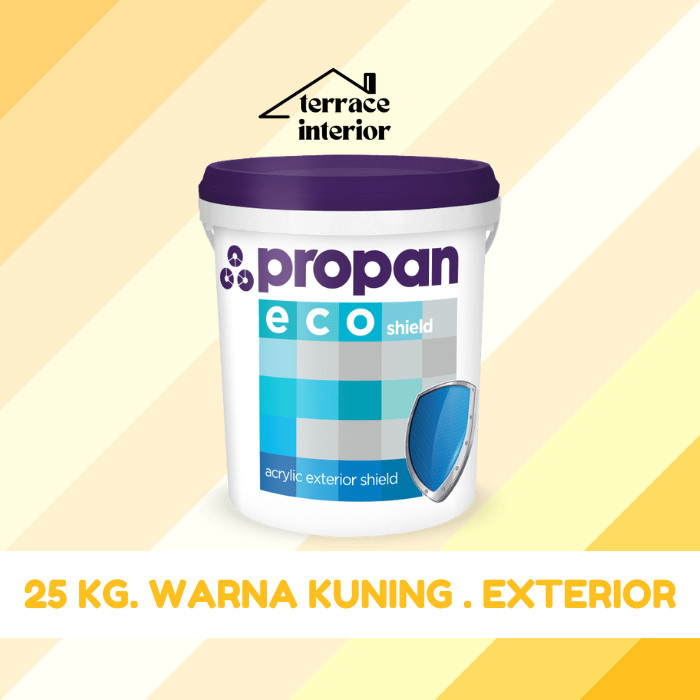 Cat Tembok Exterior Propan Eco Shield  Warna Kuning 25 Kg