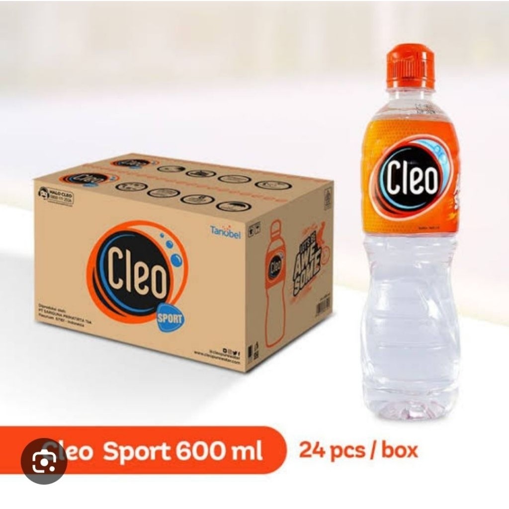 

CLEO SPORT 600ML X 24 BOTOL