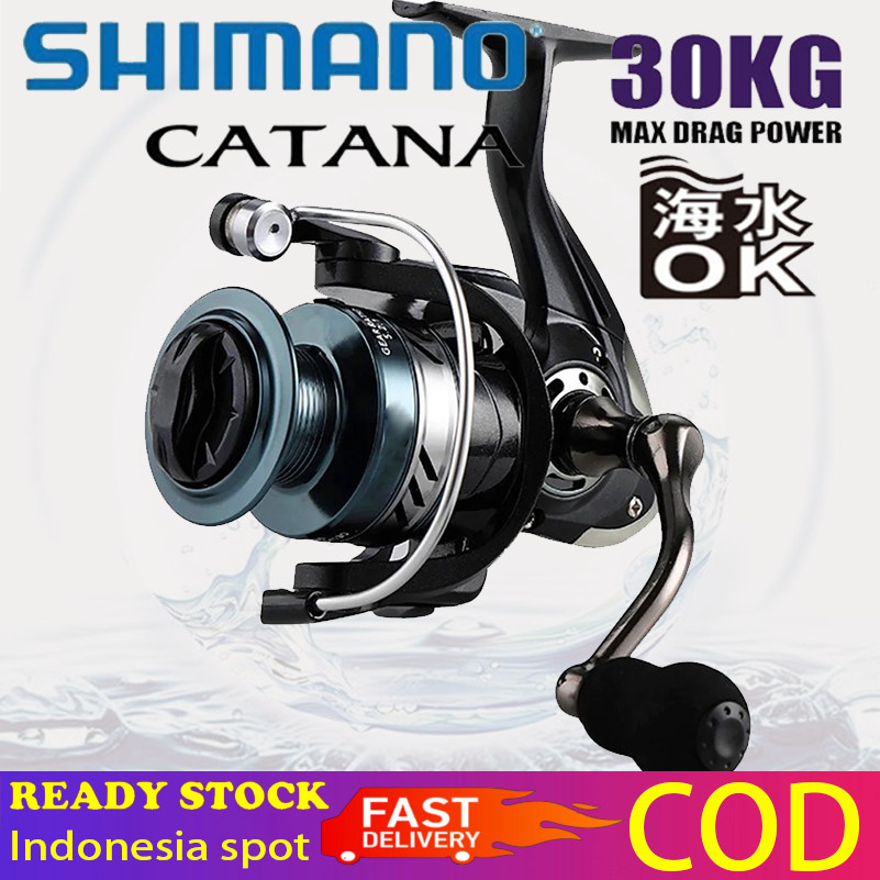 Gulungan Senar Pancing Reel Pancing Shimano Reel Pancing Metal Max Drag 30Kg Reel