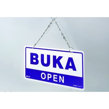 

Open Sign Board Acrylic / Akrilik 18 x 9 cm (1 sisi)