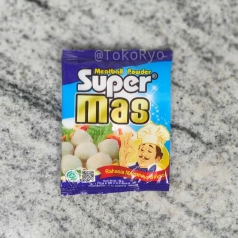 

Tepung baso/bakso Supermas Biru 1 Dus