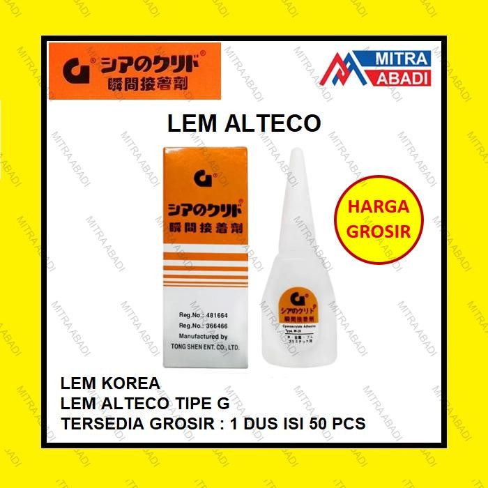 GROSIR Lem Korea Lem G Alteco Lem Besi Lem Gila Lem Tetes