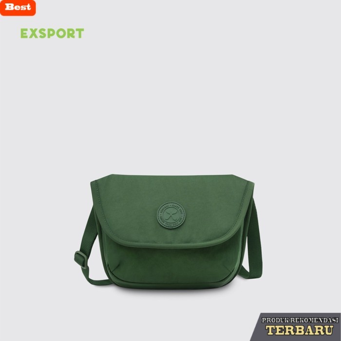 tas selempang wanita shopee Sling Bag Exsport Happy Go Sling Bag - Hijau Army