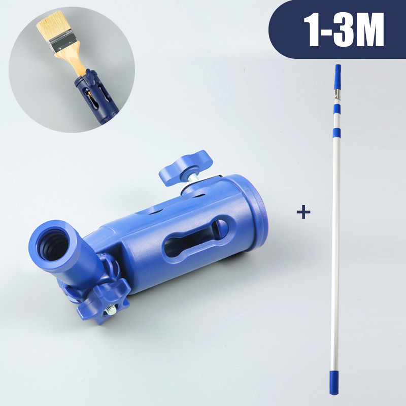 

DIY Multi-Angle Paint Brush Extender Paint Edger Tool and Extension Pole For Walls High Ceilings Trim Edge And Corner Painting