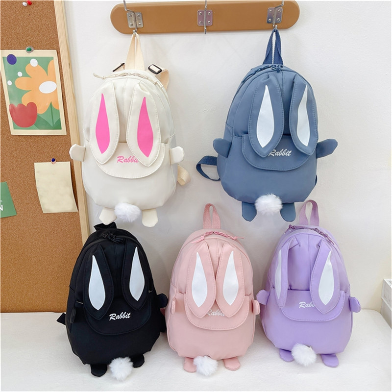 

New Fashion Children School Bags Bunny Portable Backpacks Kids Travel Rucksacks Cute Boys and Girls School Book Backpack