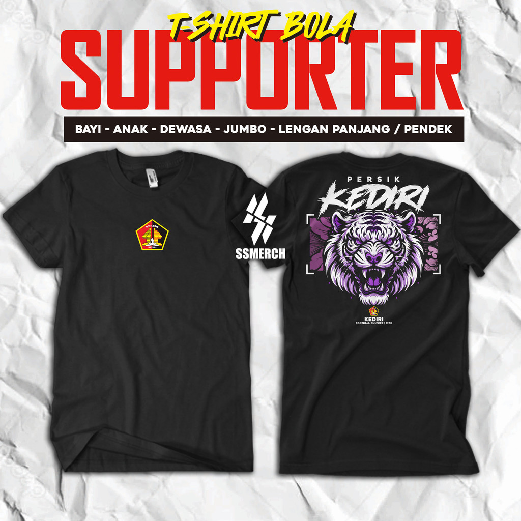 Kaos Persik Kediri - Kaos Supporter Kediri /Kediri Fans/Kaos distro Persik kediri/Kaos Persik kediri