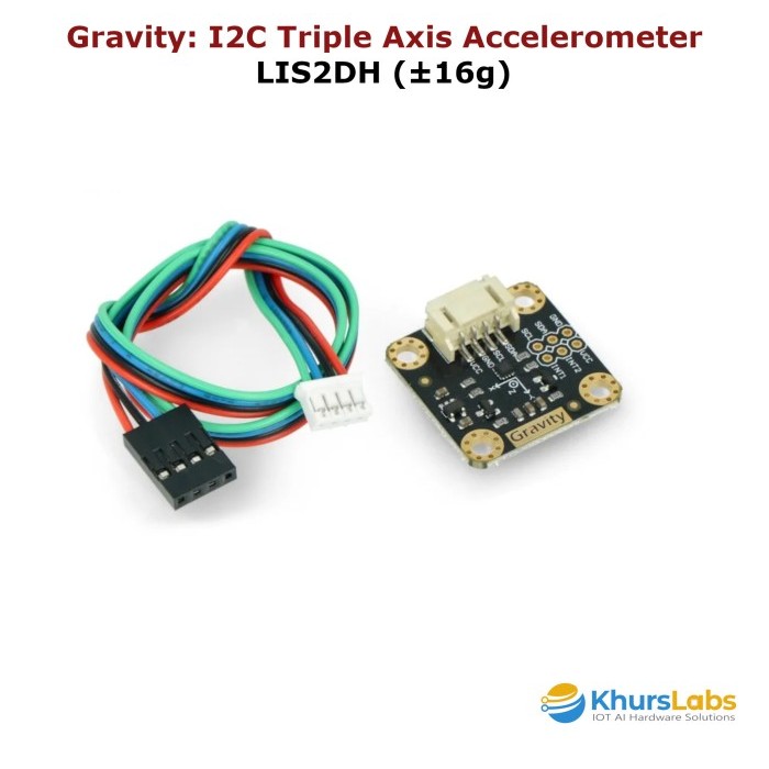 GB99 DFRobot Gravity I2C Triple Axis Accelerometer LIS2DH (±16g) MEMS LIS2DH - 3 Axis