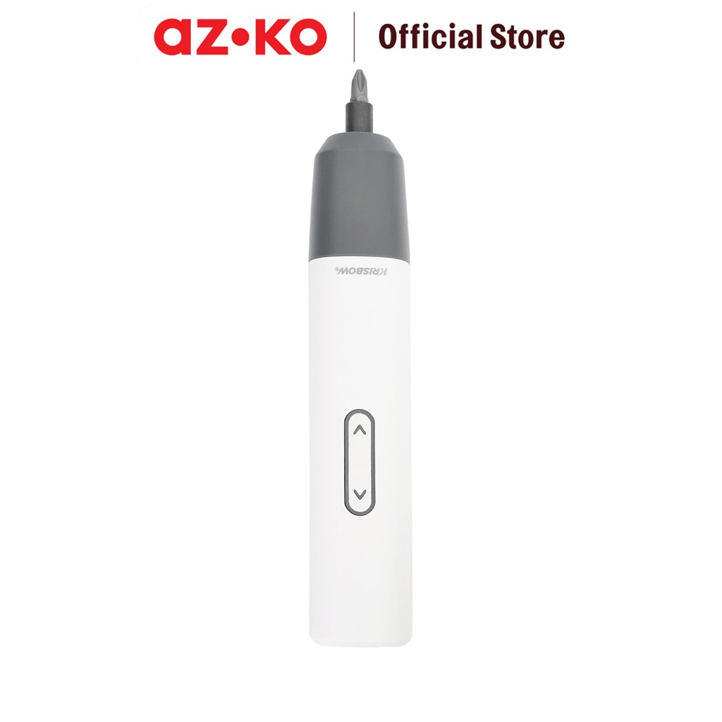 AZKO Krisbow Obeng Cordless S-3.6v Ircs363 - Putih Obeng Elektrik Tanpa Kabel Screwdriver Alat Perka