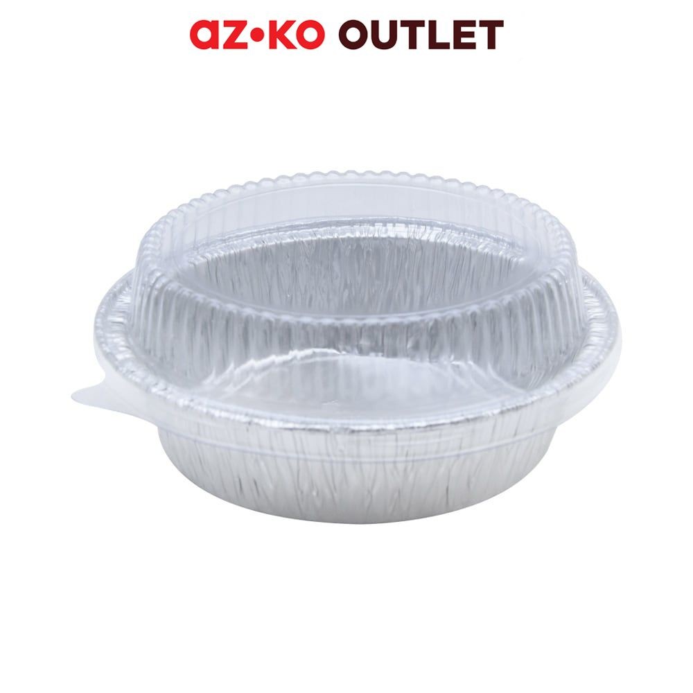 Krischef 14.8 cm Set 5 Pcs Wadah Makanan Aluminium Foil Pembungkus Makanan Alu Foil Cup Food Packagi