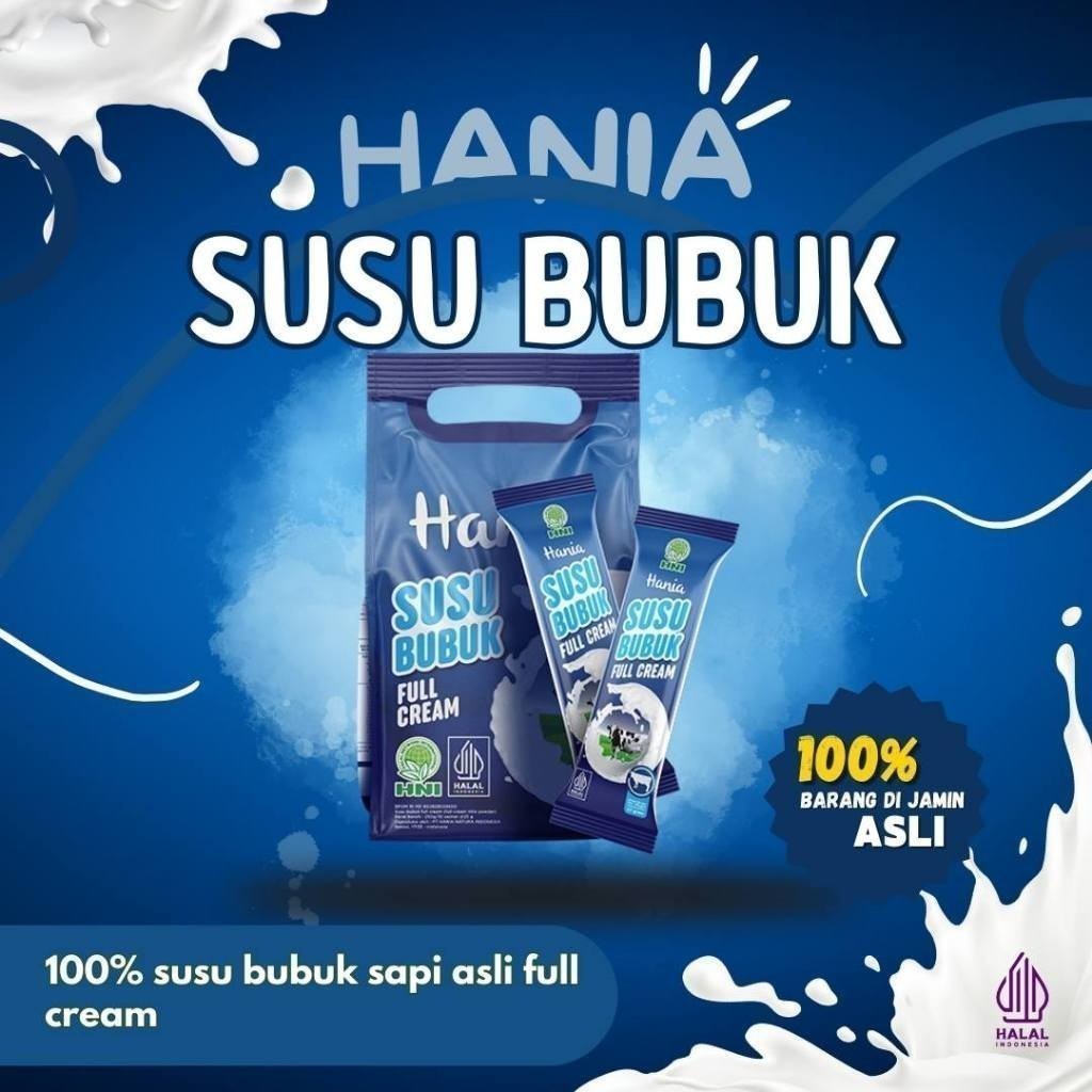 

TERMURAH HANIA SUSU BUBUK FULL CREAM Herbal Alami VS24 HPAI04