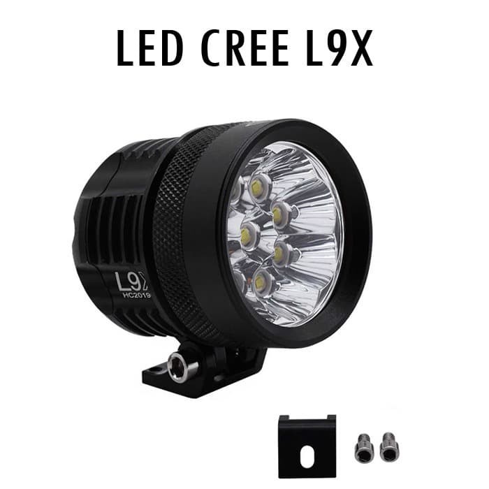 Lampu Led Cree Sorot Tembak L9X 9 Titik Mata 90 Watt VINYX Motor Mobil - L9X