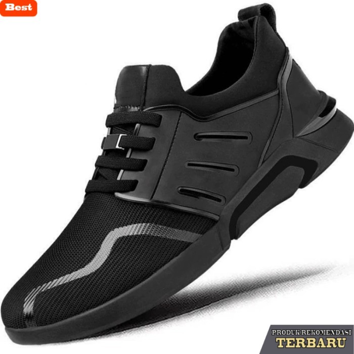 rekomendasi sepatu olahraga brand lokal Leedoo Sepatu Sneakers Pria Sepatu Olahraga Lari Cowok F15 -