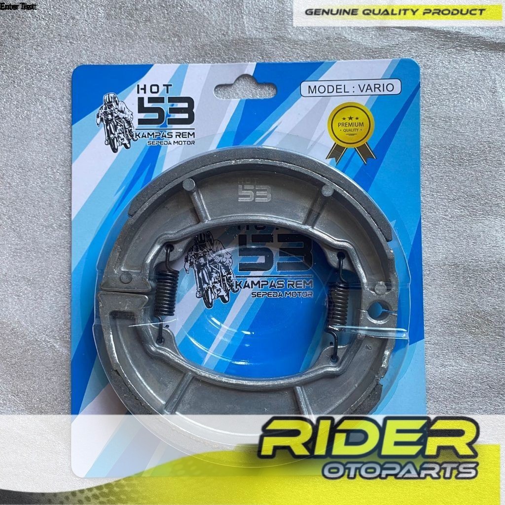 ROP CUSTOM__  Kampas Rem Belakang SRP Honda New Beat Fi Vario 150 125 Scoopy Spacy Kanvas Tromol KZL