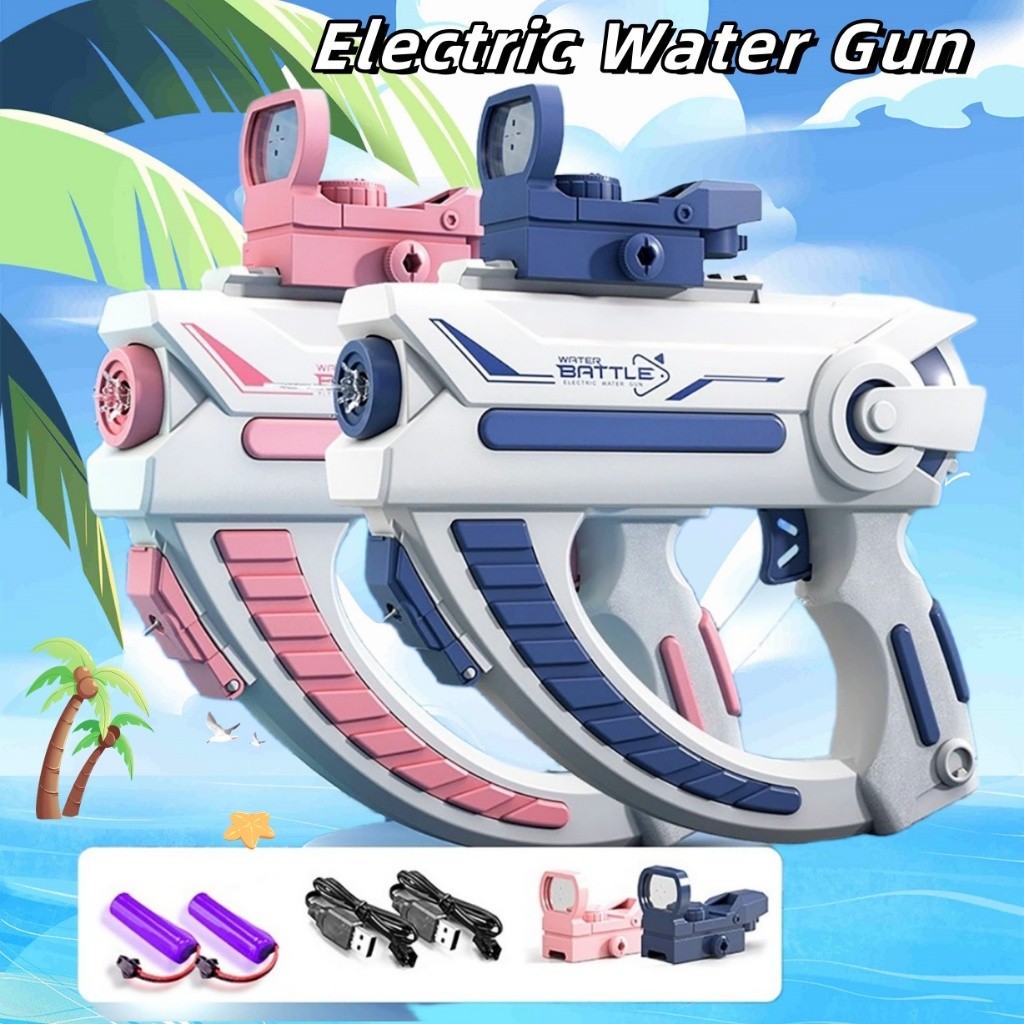 Trending Mainan Pistol Air Listrik Pistol Air Luar Angkasa Mainan pistol air listrik otomatis Mainan