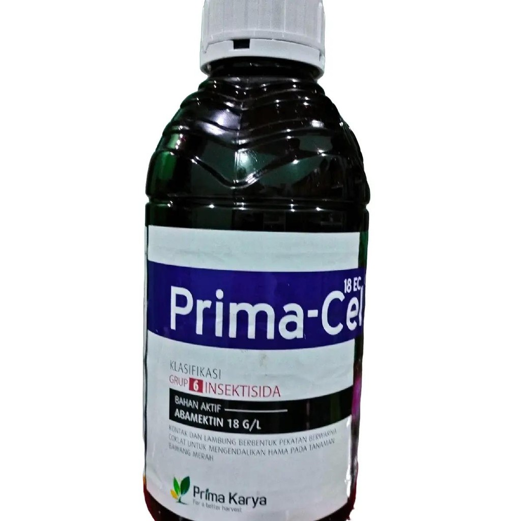 Primacel 1.8ec Insektisida abamektin 1liter Ampuh atasi hama tanaman Ramah Lingkungan Cairan