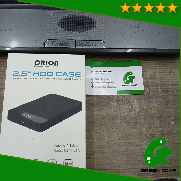 Orion HDD Enclosure 2,5" Hitam TYPE C