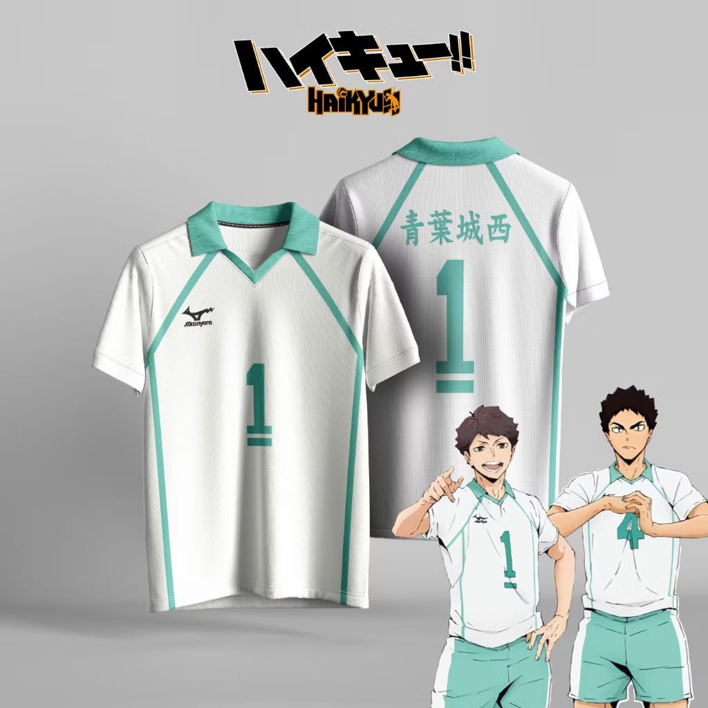 BAJU JERSEY HAIKYU ANIME / JERSEY VOLI HAIKYU / JERSEY ANIME HAIKYU / ANIME HAIKYU / GRATIS NAMA DAN