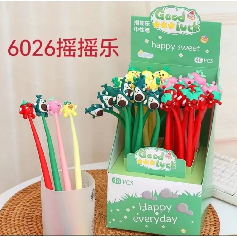 

ACEH.UMI 119350 Pulpen Goyang / Pen Lentur / Pulpen Elastis Motif Dinosaurus -- Buah Buahan -- Hero Batman -- Bear -- Astronot