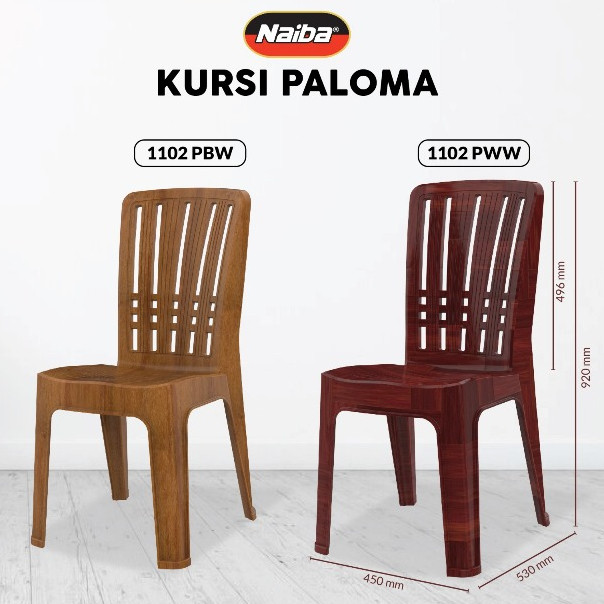 Kursi Meja Makan Paloma - Naiba (instant)