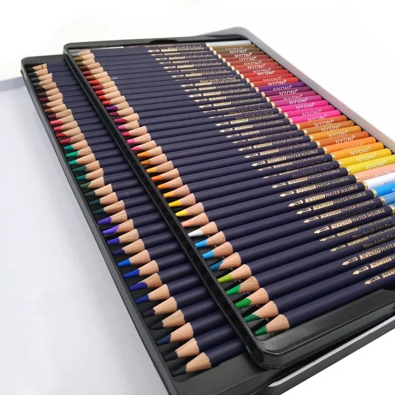 

Artist 72 Watercolor Pencils 12 24 36 48 100 lapices de colores profesionales dibujo Water soluble Colored Pencils for Painting