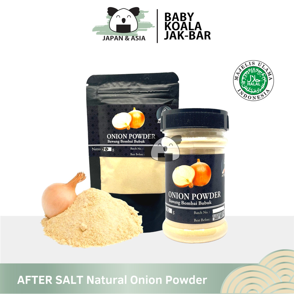 

AFTER SALT Natural Onion Powder Bombay Bubuk 50 g | Bawang Bombai - BKJ