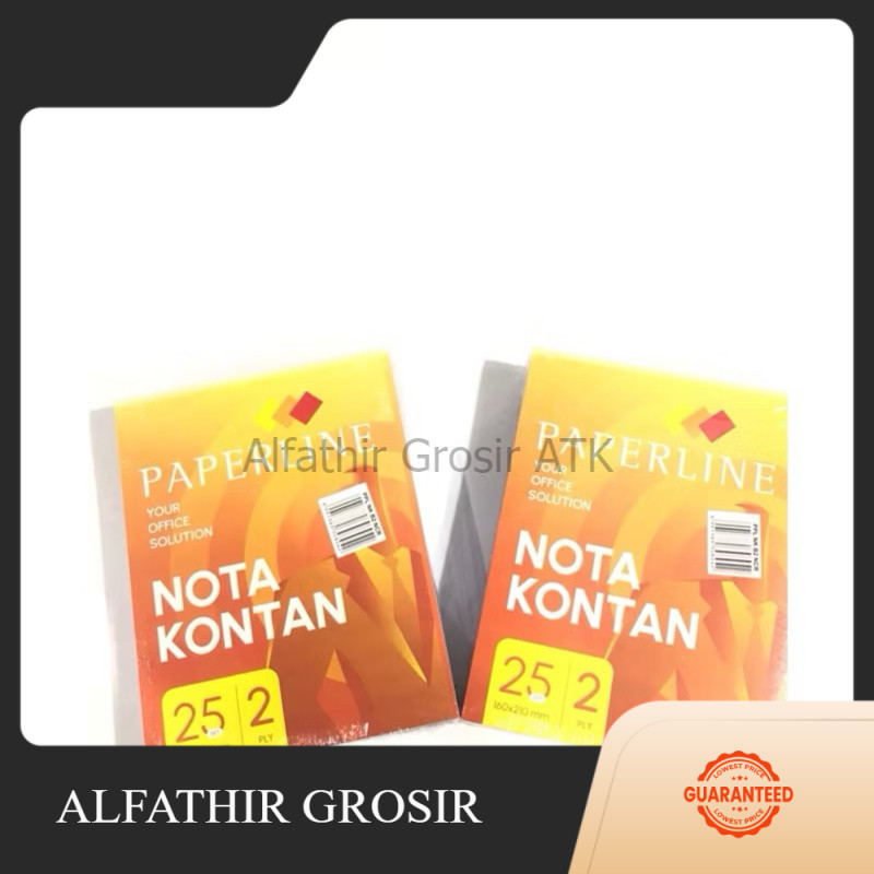 

Nota Kontan Paperline Besar/Kecil 2 Ply / Pack Isi - 10 Buku