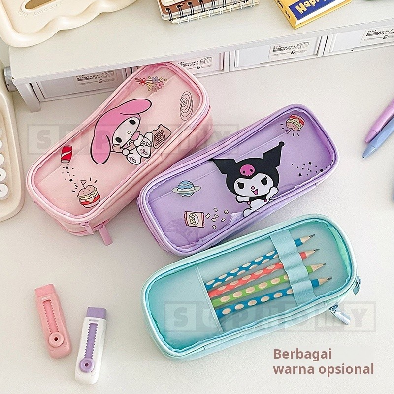 

kotak pensil aesthetic Tas PenaTempat Pensil aesthetic Tas Pensil Pencil Case tempat alat tulis kapasitas besar