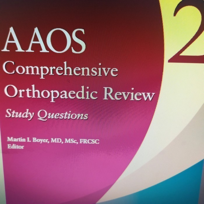 PROMO AAOS Comprehensive Orthopaedic Review Study Questions