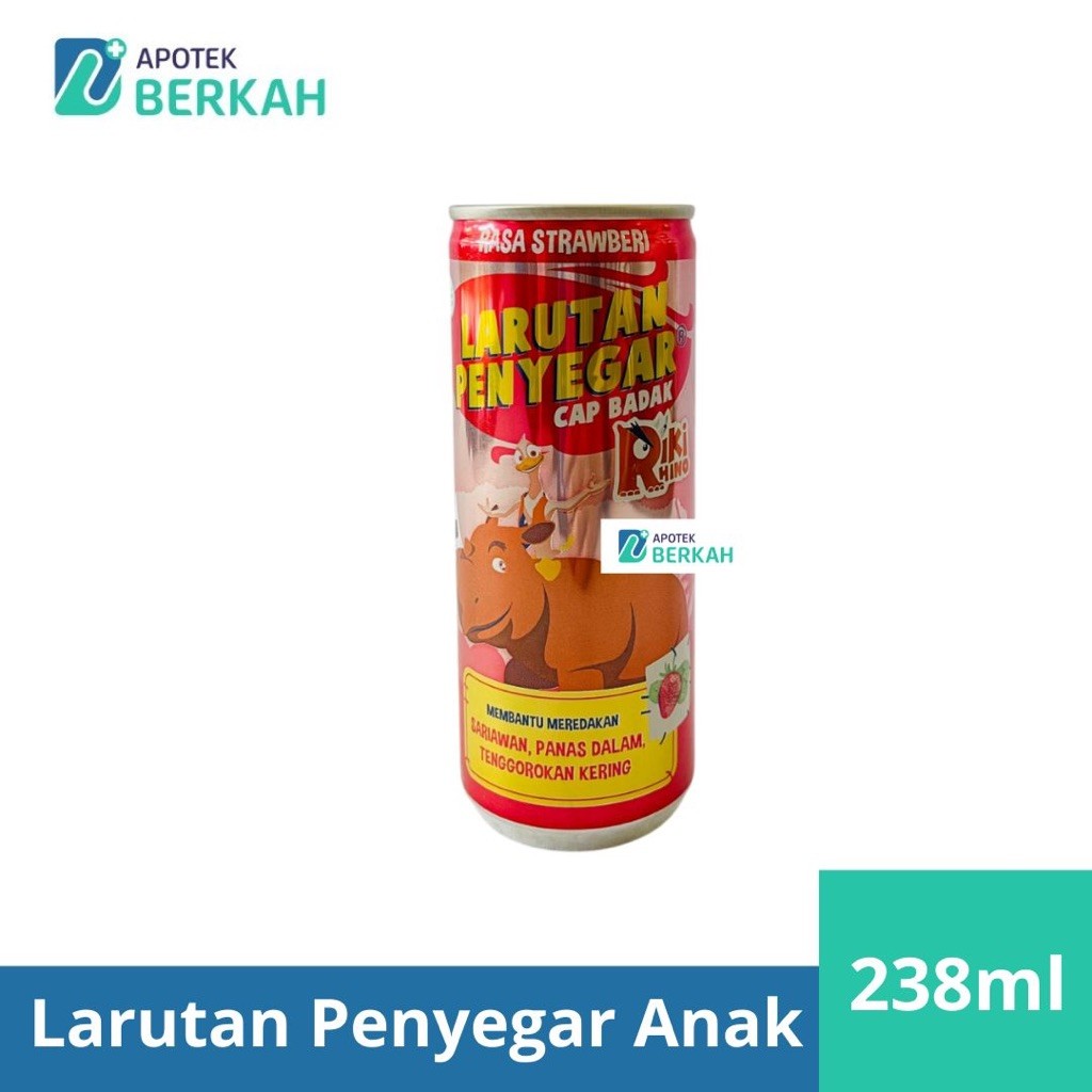 

Larutan Penyegar Cap Badak Rasa Strawberry Untuk Panas Dalam Anak - 238ml