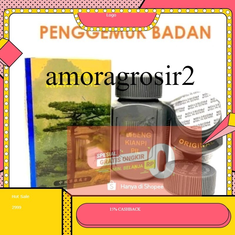 

Cod Juga Bisa - Solusi berat badan ideal idaman READY Produk Asli Gan bUK BADAN | PENAMBAH NAFSU MAKAN
