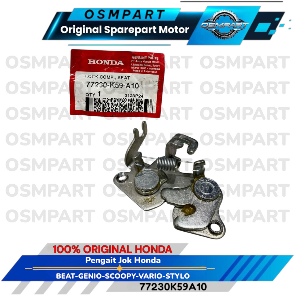 ENGSEL JOK KUPU-KUPU SADEL BEAT GENIO SCOOPY K2F VARIO STYLO 125 150 160 STREET 77230K59A10 ORIGINAL