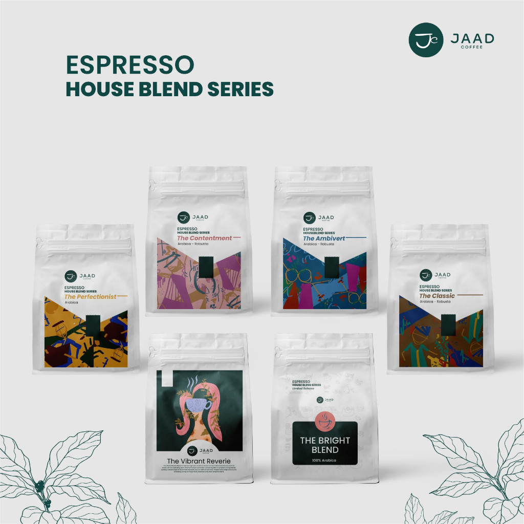 

Espresso House Blend Series Sample Pack - 6 x 200 gram by Jaad Coffee