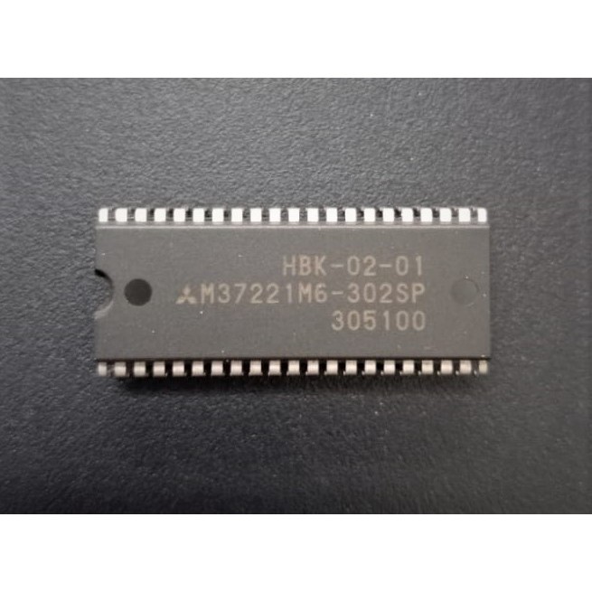 GS99 IC HBK-02-01 M37221M6-302SP Program utk TV Tabung Polytron Digitec