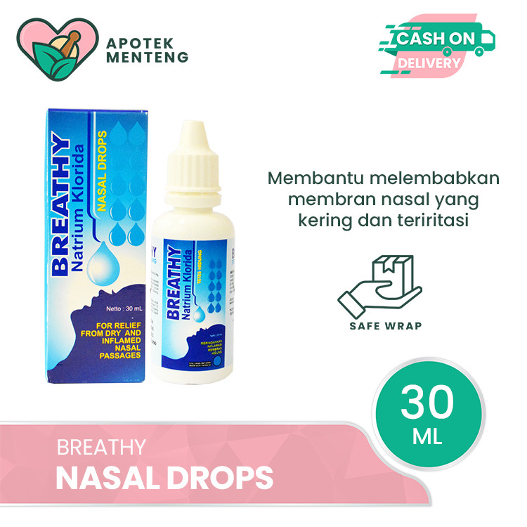 Breathy Nasal Drops 30 mL -  Obat Tetes Hidung Khusus Anak dan Bayi