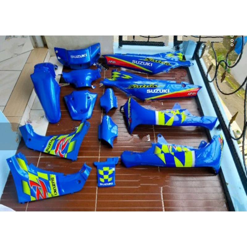COVER BODY HALUS FULLSET SUZUKI SATRIA RU 120 SATRIA LUMBA BODY BODI SATRIA LUMBA SATRIA R 120 FULLS
