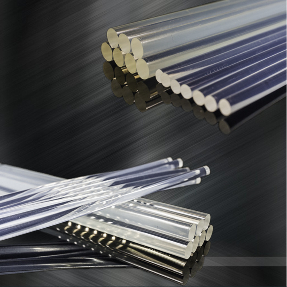 

50pcs Transparent Hot Melt Glue Sticks 7mm x100mm Length For Electric Glue Craft Album Repair Tools High viscosity