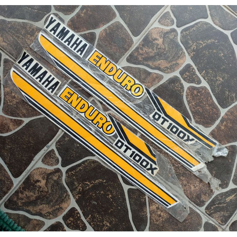 STRIPING STANDAR YAMAHA DT100 DT100X ENDURO POLET