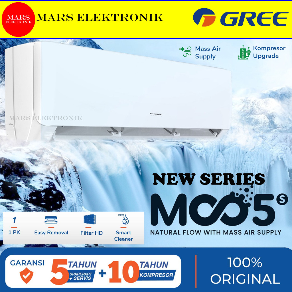 AC GREE GWC-09M005(S) NEW SERIES/1 PK STANDARD - KOMPRESSOR UPGRADE - GWC 09 M005S -GWC-09M005S