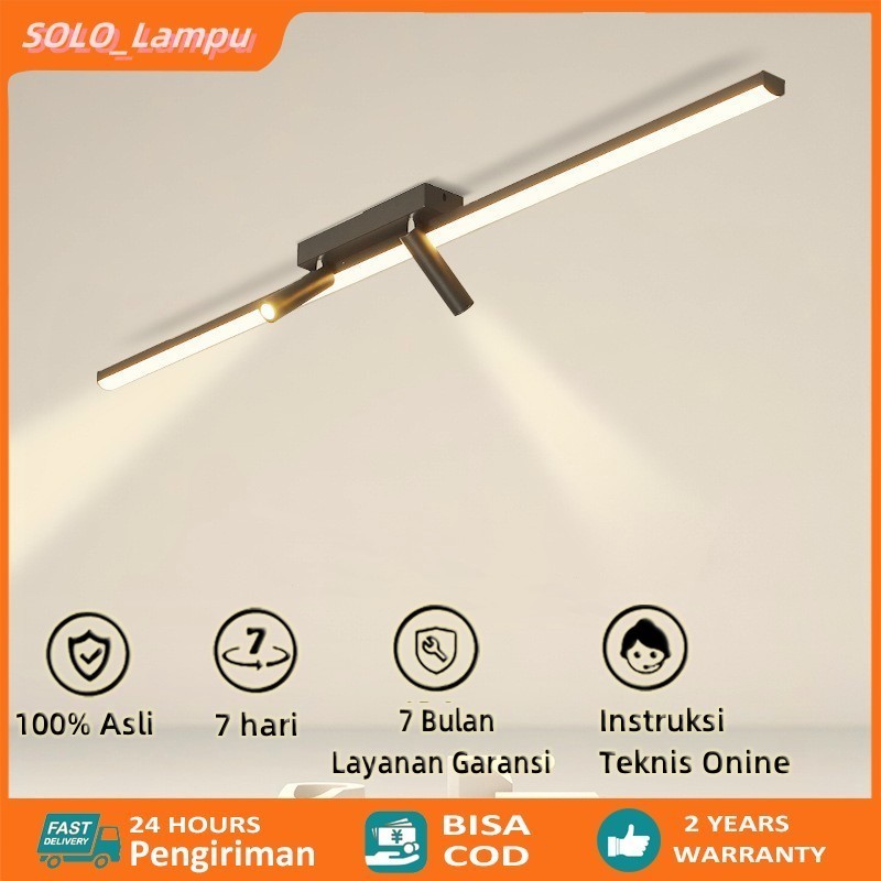 Lampu Plafon Minimalis Lampu Koridor Lorong Toko Pakaian Lampu Hias Strip Panjang dengan Lampu Sorot
