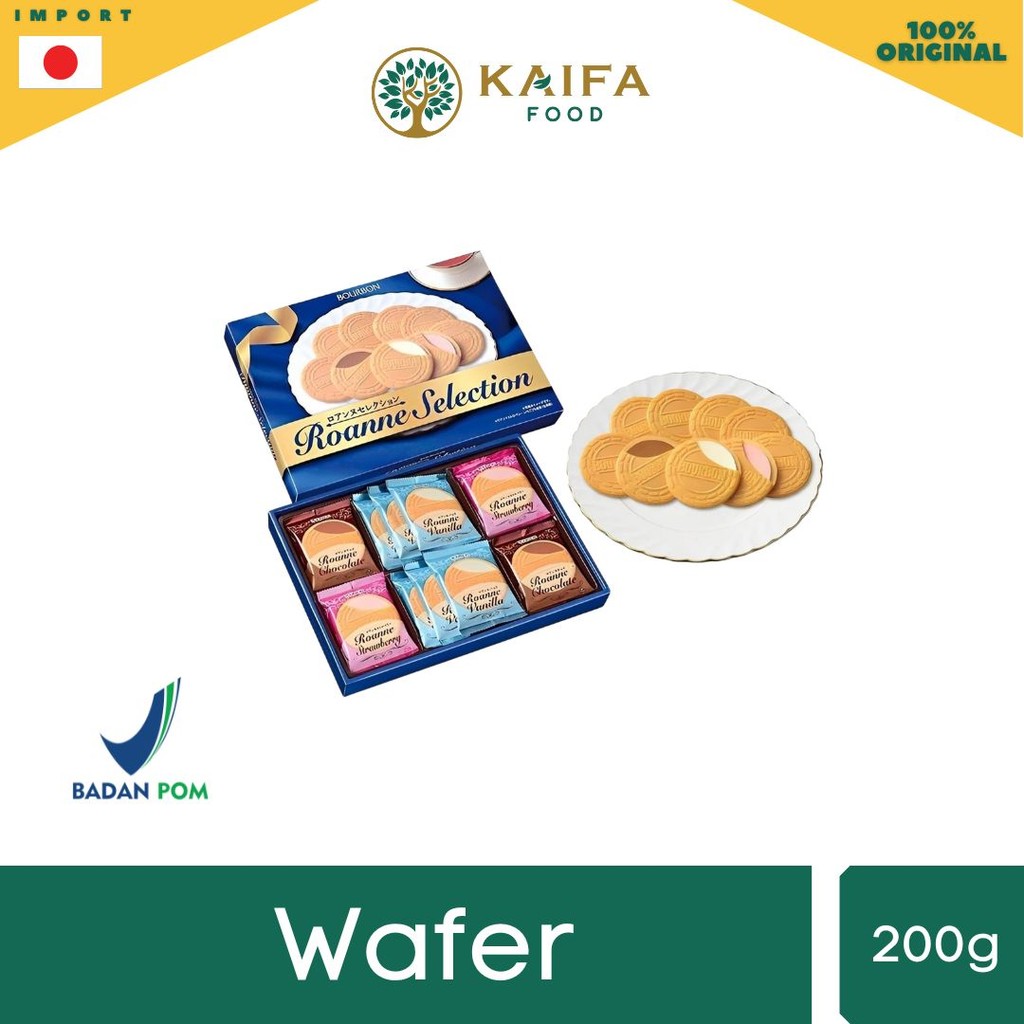 

Bourbon Roanne Selection - Biskuit isi krim khas Jepang