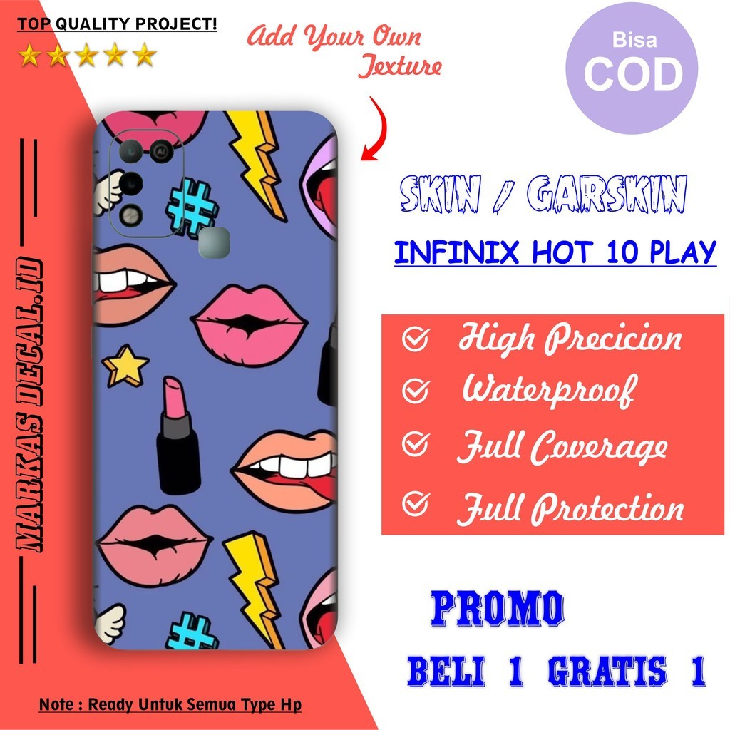 SKINCase Infinix Hot 10 Play Terbaru FINT Garskin hp Infinix Hot 11 Play Terlaris PROMO BELI 1 GRATI