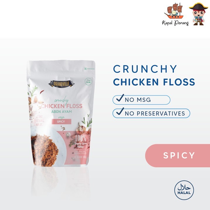 

Grandville Abon Ayam Crunchy 100 gram - Spicy